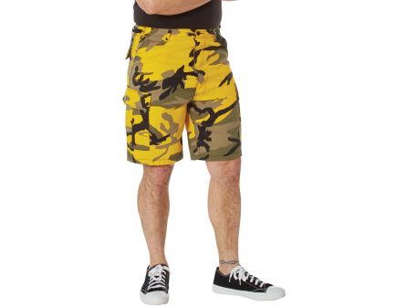 Rothco Colored Camo Bdu Shorts - Stinger Yellow Camo, 2X-Large