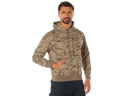 Rothco Camo Pullover Hooded Sweatshirt - Desert Digital Camo, 3X-Large