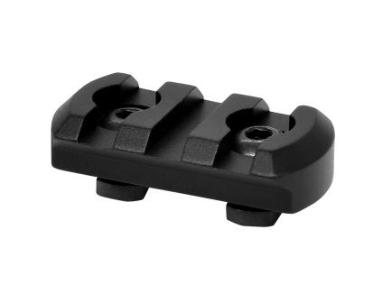 Warne 3-Slot Rail M-LOK - Compact and Secure Accessory Mount - 6201M