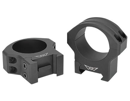 Warne HyperLite 1 inch, High Matte Rings - 8502M