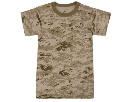 Rothco Kids Digital Camo T-Shirt - Desert Digital Camo, Large