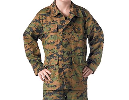 Rothco Kids Camo Bdu Shirt - Woodland Digital Camo, X-Large