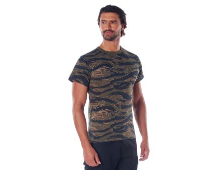 Rothco Camo T-Shirt - Tiger Stripe Camo, 2X-Large