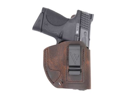 Versacarry Element Sig Sauer P365 IWB Holster RH Leather Distressed Brown SZ 4 - Premium Concealment - 32104
