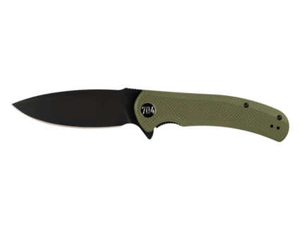 704 Gear Urban Ranger EDC Folding Pocket Knife  FS 3.74" Blade, Olive Drab Green