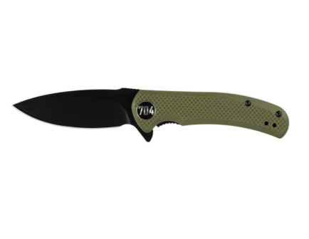 704 Gear Urban Ranger Lite EDC Folding Pocket Knife  Compact 2.91" Blade, Olive Drab Green