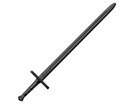 Cold Steel Hand and A Half Training Sword Black - for Martial Arts and Combat Training - CS-92BKHNH