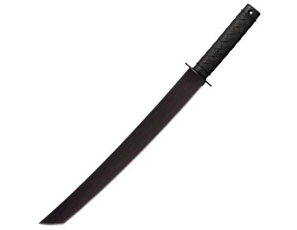 Cold Steel Tactical Wakizashi Machete Tanto Black - Tactical - CS-97TKLZ