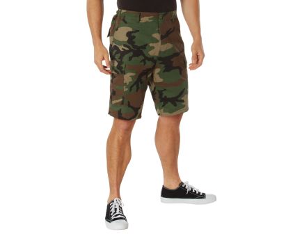 Rothco Rip-Stop Bdu Shorts - Woodland Camo, X-Small