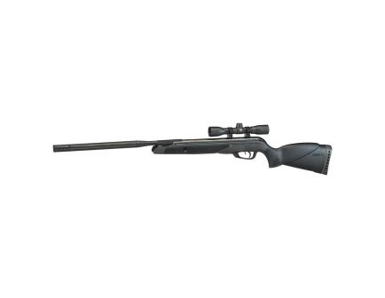 Gamo Outdoor Wildcat Whisper .22 Single-Cocking Break Barrel Air Rifle w/ Scope, Black - 611006785554