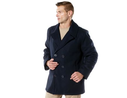 Rothco Naval Heritage Pea Coat - Navy Blue, 2X-Large