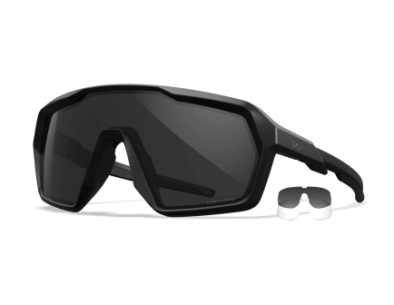 WILEY X Sunglasses Citadel Captivate - Matte Black - Clear/Gray