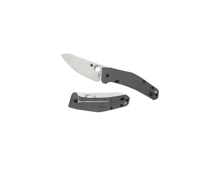 Spyderco Spydiechef Folding Knife Sheepsfoot Gray - Durable, Lightweight and Reliable Handle - C211TIP