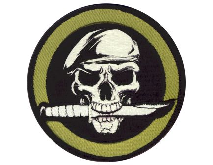 Rothco Military Skull Knife Morale Patch - Packaging Bulk Packaging