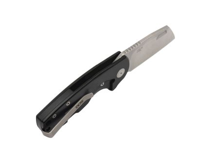 SOG Knives Stout FLK Folding Knife Cleaver Black - Sleek Stout FLK with Cleaver Blade and Black Handle for Robust Performance - SOG-14-03-12-57