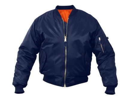 Rothco Kids Ma-1 Flight Jackets - Navy Blue, X-Large