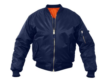 Rothco Kids Ma-1 Flight Jackets - Navy Blue, X-Small