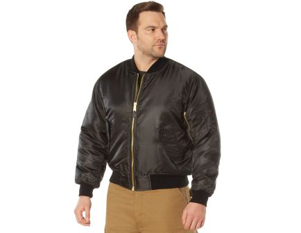 Rothco Ma-1 Flight Jacket - Black, 7X-Large