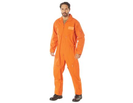 Rothco Flightsuit - Orange, X-Large