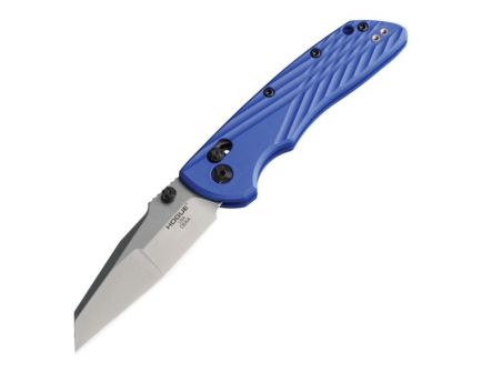 Hogue Deka Folding Knife Modified Wharncliffe Blue - Stylish Handle - 24363