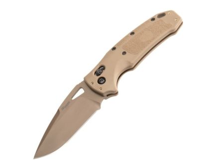Hogue Sig K320 M17/M18 Folding Knife Drop Point Coyote Tan - Durable, Lightweight and Reliable Handle - 36371