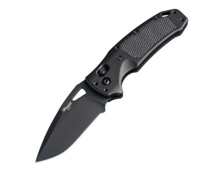 Hogue Sig K320 AXG Pro Folding Knife Drop Point Black - Durable, Lightweight and Reliable Handle - 36374