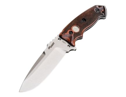 Hogue Sig EX-F01 Stainless Elite Fixed Knife Drop Point Rosewood - Elegant, Durable, Lightweight and Reliable - 37175