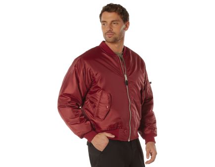 Rothco Ma-1 Flight Jacket - Red, 3X-Large