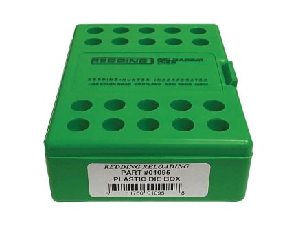 Redding Reloading Equipment Large Die Storage Box, Green