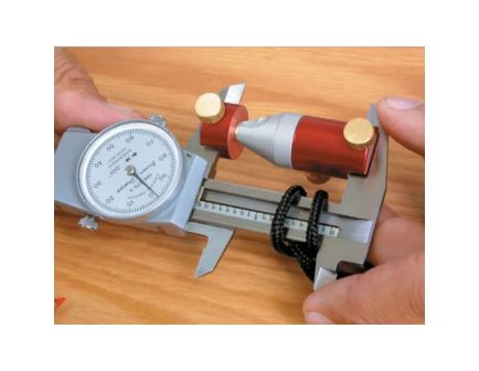 Hornady Lockâ€‘Nâ€‘Load .17 Cal/.22 Cal Rimfire Thickness Gauge