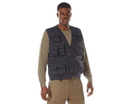 Rothco Uncle Milty Travel Vest - Midnight Navy Blue, 3X-Large