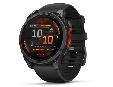 Garmin Fenix 8 – 47 mm, AMOLED, Slate Gray with Black Silicone Band