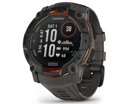 Garmin Instinct 3 50 mm, Solar, Black with Charcoal Band