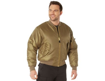 Rothco Ma-1 Flight Jacket - Coyote Brown, 2X-Large