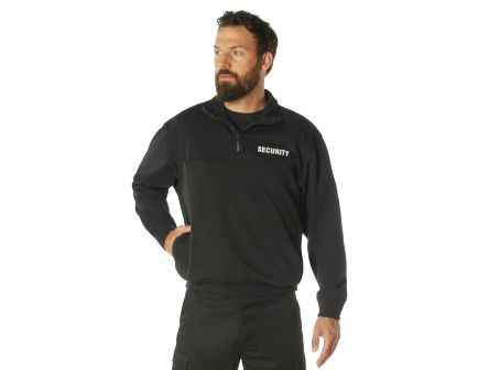 Rothco Security 1/4 Zip Job Shirt - Black