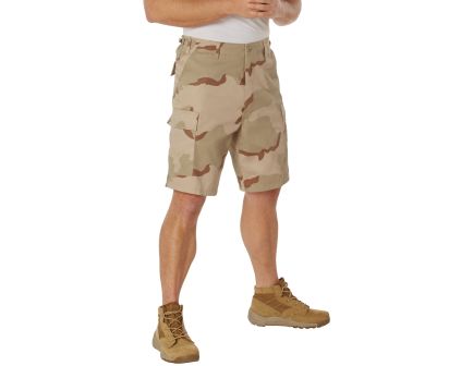Rothco Camo Bdu Shorts - Tri-Color Desert Camo, 2X-Large
