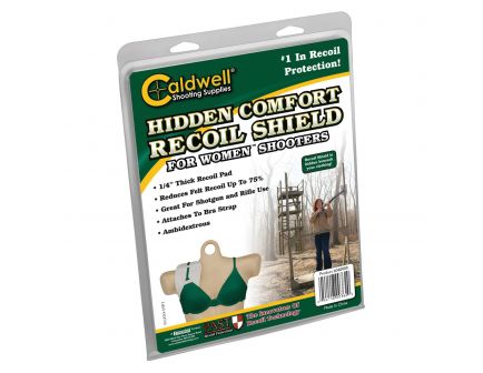 Caldwell Hidden Comfort Recoil Shield, White, Women's - 360000