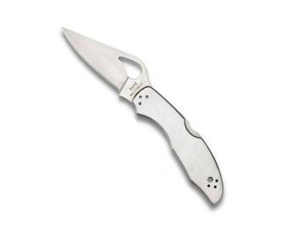 Spyderco byrd Meadowlark 2 Drop Point Second Generation Folding Knife, 2.938", Plain Edge - BY04P2