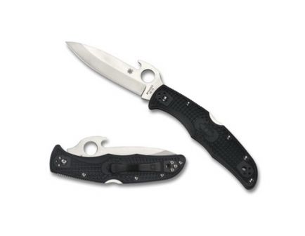 Spyderco Endura 4 Drop Point Lightweight Emerson Opener Folding Knife, 3.812" - C10PGYW