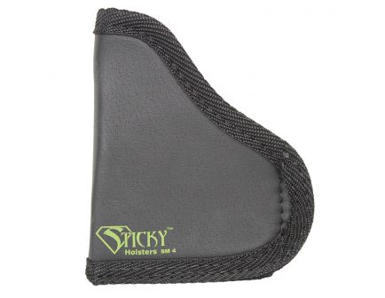 Sticky Holsters Small Ambidextrous Hand Taurus Curve Concealment Holster, Black with Green Logo - SM4