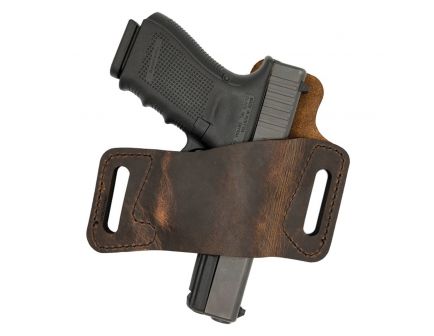 Versacarry Protector S1 Size 3 Right Hand Outside the Waistband Holster, Distressed Brown - WBOWB23