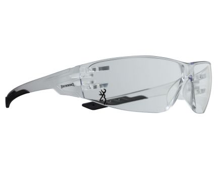 Browning Shooters Flex Full Wraparound Eye Protection Glasses, Clear Lens - 12761