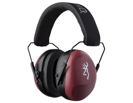 Browning Buckmark II 27 dB Over the Head Hearing Protection Earmuff, Mauve - 126386
