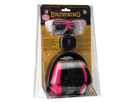 Browning Adult's Over the Head Range Kit II for Her, Pink - 126373