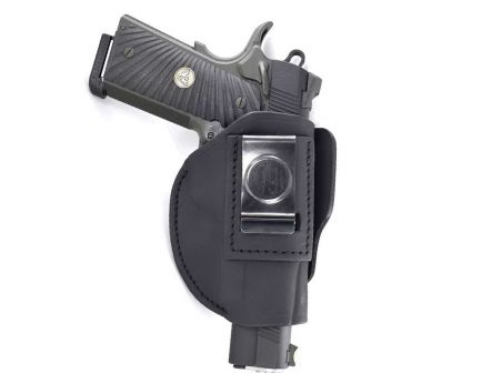 1791 Gunleather 4WH-2 Size 2 Right Hand IWB/OWB Concealment 4-Way Holster, Stealth Black - 4WH-2-SBL-R