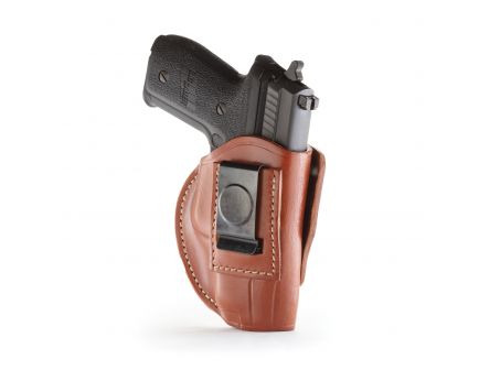 1791 Gunleather 4WH-5 Size 4 Right Hand IWB/OWB Concealment 4-Way Holster, Classic Brown - 4WH-4-CBR-R