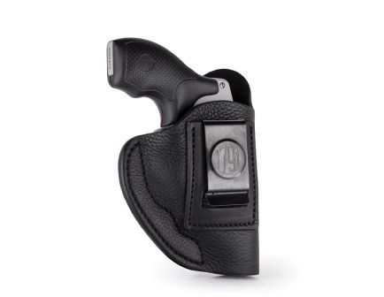 1791 Gunleather SCH Right Hand Ruger LCR IWB Smooth Concealment Holster, Night Sky Black - SCH-2-NSB-R