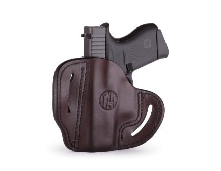 1791 Gunleather BHC OWB Right Hand Leather Holster Size C, Signature Brown - BHC-SBR-R