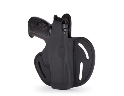 1791 Gunleather BHX-5 Right Hand Sig P320 OWB Thumbreak Holster, Stealth Black - BHX-5-SBL-R