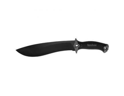 Kershaw CAMP 10 Machete Drop Point Fixed Blade Knife, 10", Black - 1077